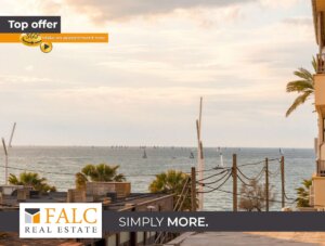 Strandnah wohnen: Wohnung mit Meerblick und zwei Balkonen